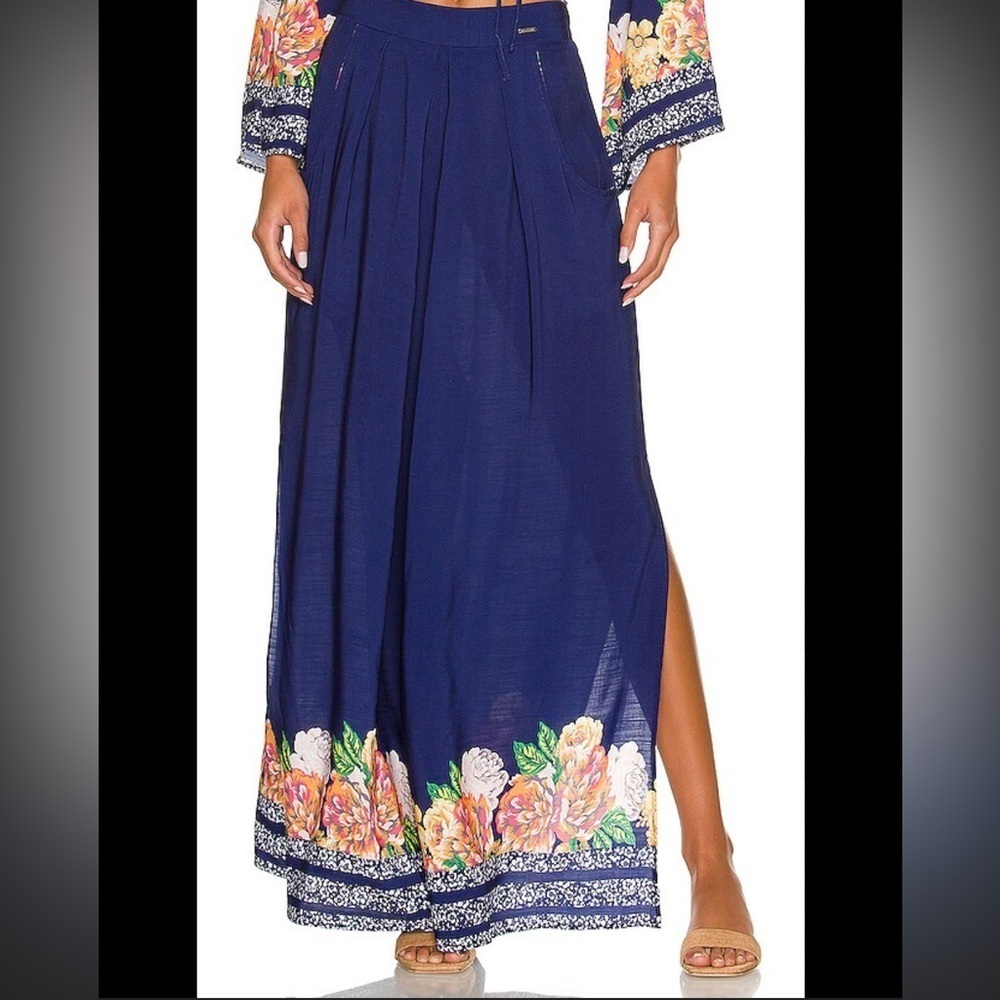 Maaji Ophelia Peony Floral Wide Leg Pants | Size M | NWT | Sold Out
